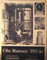 Plakat med Ole Rmer, som opfandt Meridiankredsen.